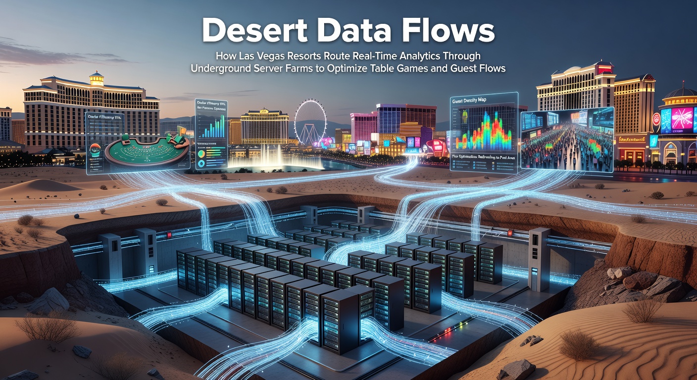 Las Vegas underground server farm infrastructure supporting real-time casino analytics